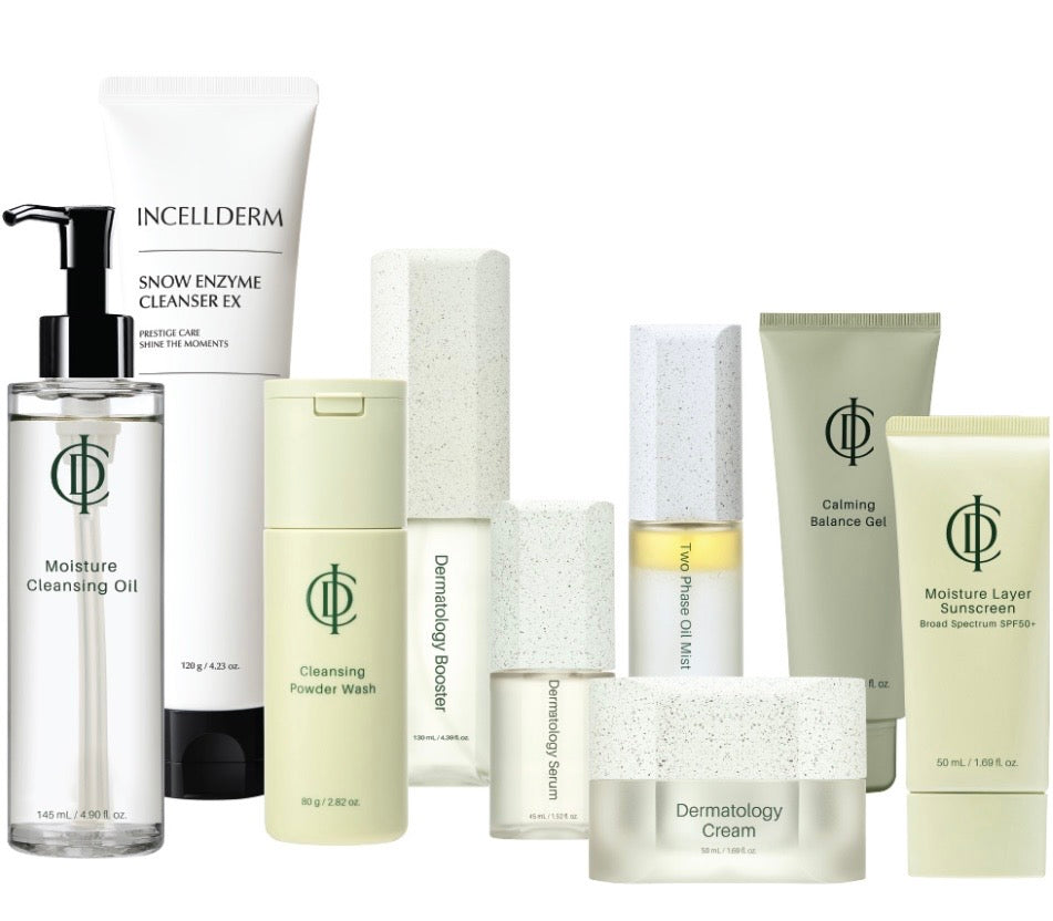 Riman Incellderm Expert Ritual Set – 9-Piece Hydrating K-Beauty Skincare Routine