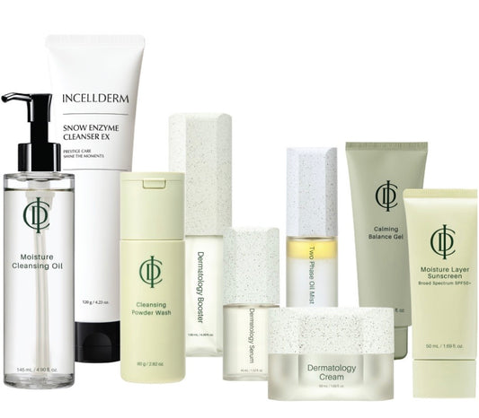 Riman Incellderm Expert Ritual Set – 9-Piece Hydrating K-Beauty Skincare Routine