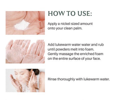 Riman Incellderm Active Exfoliating Cleansing Powder Wash– Gentle Face Wash