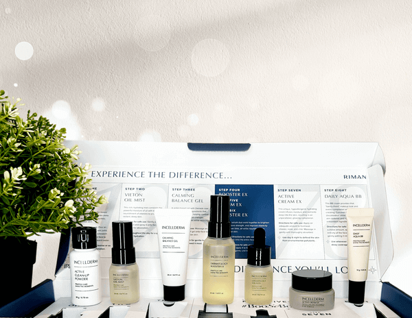 Riman Incellderm Expert Experience Kit – 7-Piece Hydrating K-Beauty Trial Set