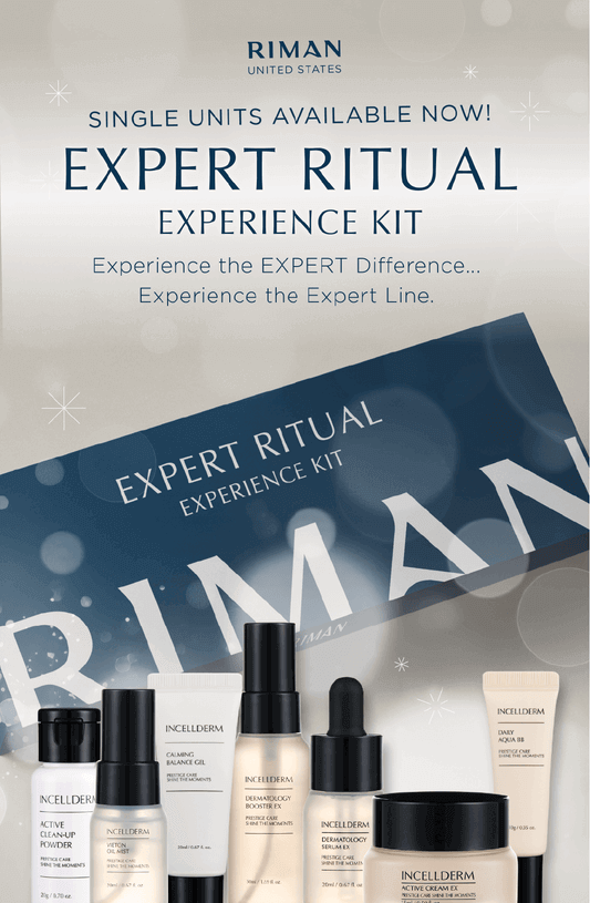 Riman Incellderm Expert Experience Kit – 7-Piece Hydrating K-Beauty Trial Set